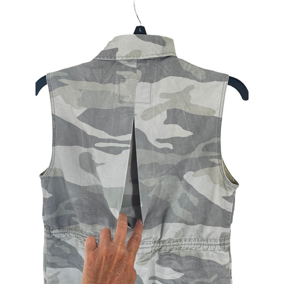 𝅺ambercrombie & FITCH CAMO PRINT JACKET VEST - Picture 7 of 13